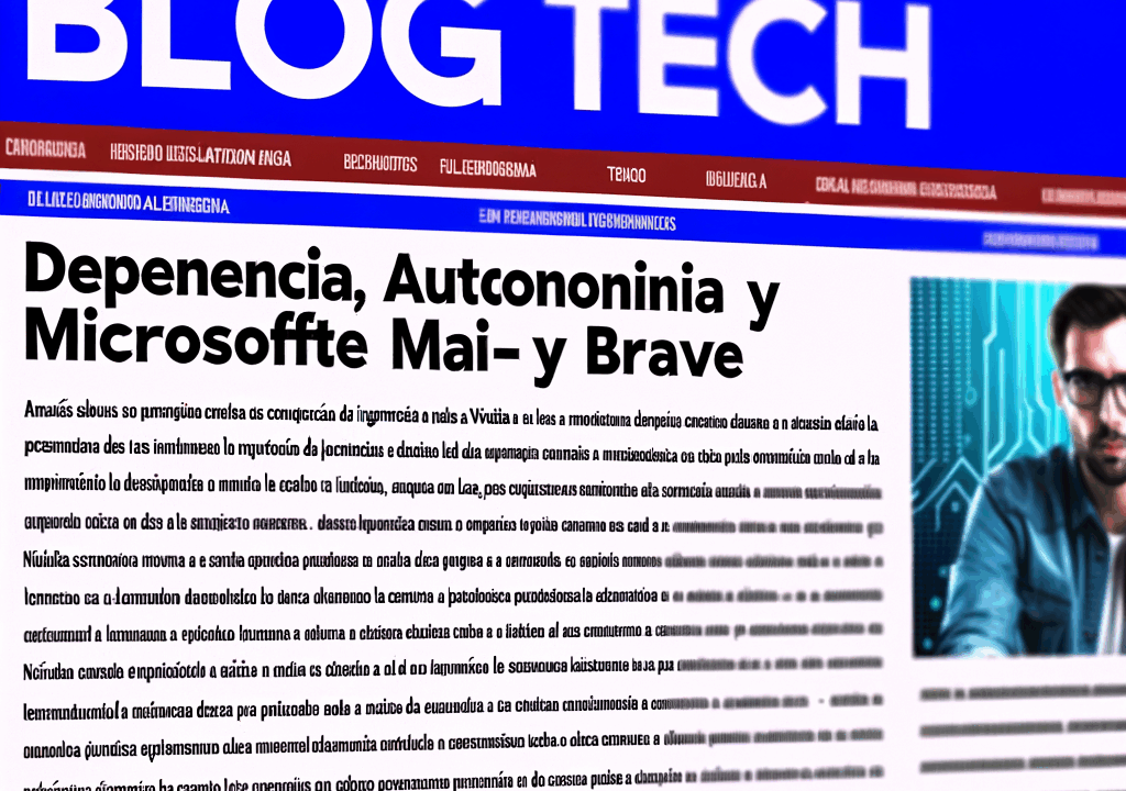 Dependencia, autonomía y control en la era de la IA: de NVIDIA a Microsoft, Gemini y Brave