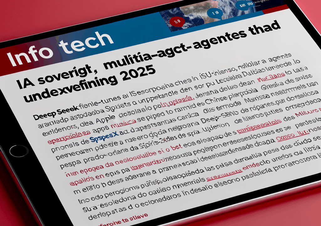 IA soberana, multiagentes y alianzas inesperadas: cinco movimientos que están redefiniendo 2025