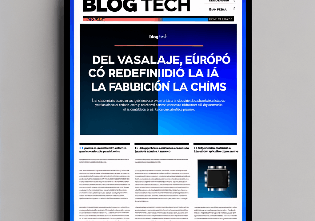 Del vasallaje al plan B europeo: cinco noticias que están redefiniendo la era de la IA y la fabricación de chips