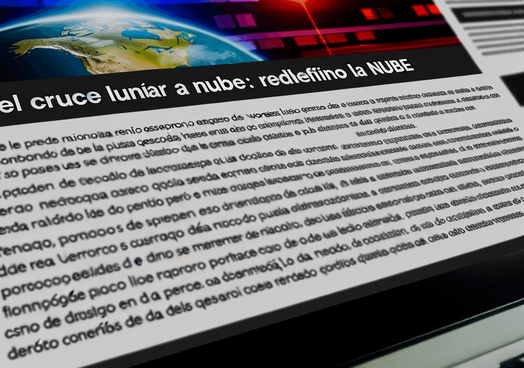 Del cruce lunar a la nube: cinco señales que están redefiniendo la tecnología actual