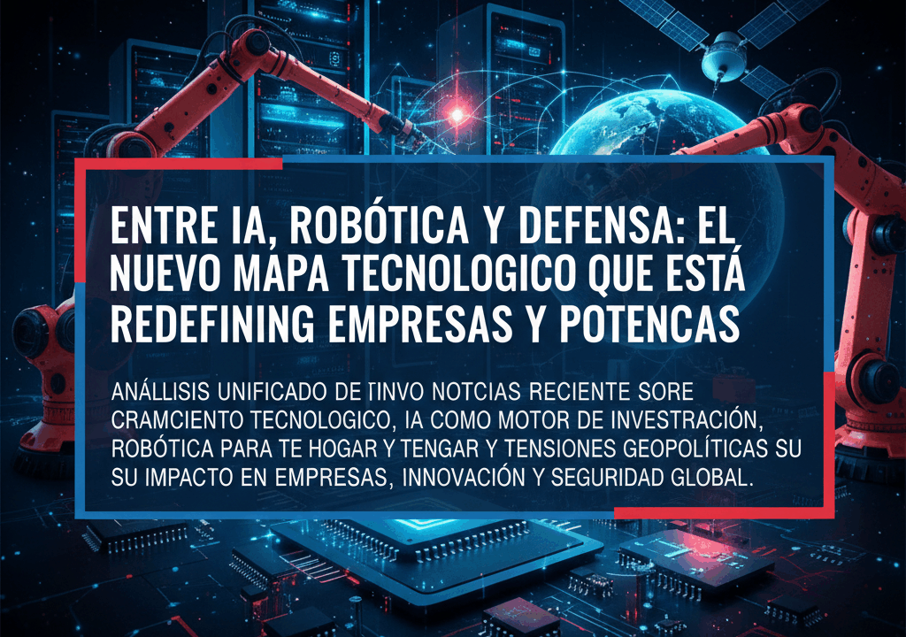 Entre IA, robótica y defensa: el nuevo mapa tecnológico que está redefiniendo empresas y potencias