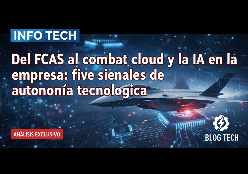 Del FCAS al combat cloud y la IA en la empresa: cinco señales de autonomía tecnológica
