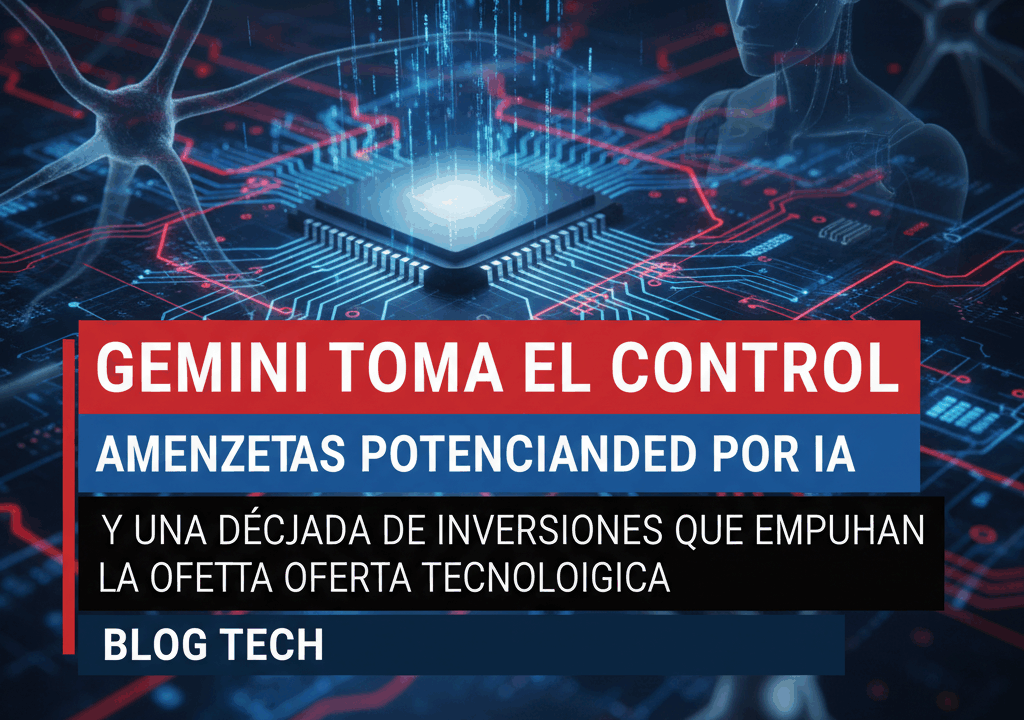 Gemini toma el control, amenazas potenciadas por IA y una década de inversiones que empujan la oferta tecnológica