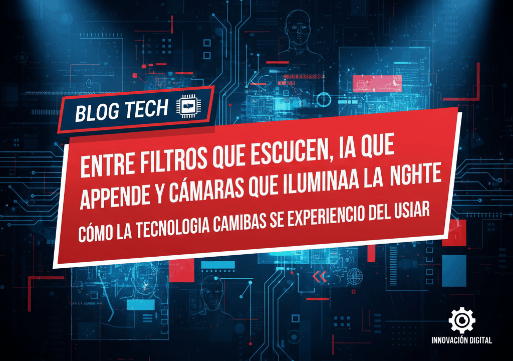 Entre filtros que escuchan, IA que aprende y cámaras que iluminan la noche: cómo la tecnología cambia la experiencia del usuario