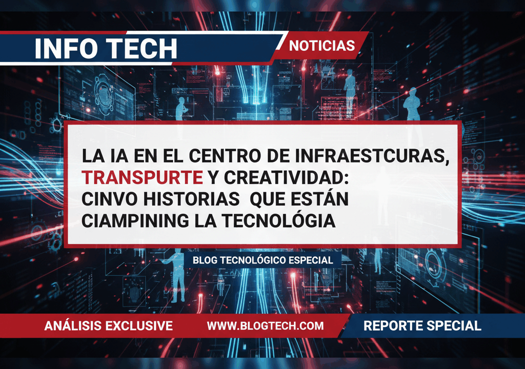 La IA en el centro de infraestructuras, transporte y creatividad: cinco historias que están cambiando la tecnología