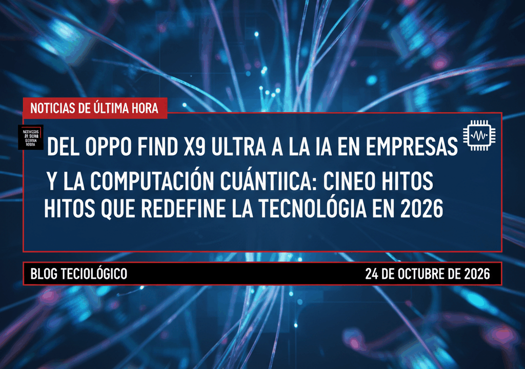 Del Oppo Find X9 Ultra a la IA en empresas y la computación cuántica: cinco hitos que redefinen la tecnología en 2026
