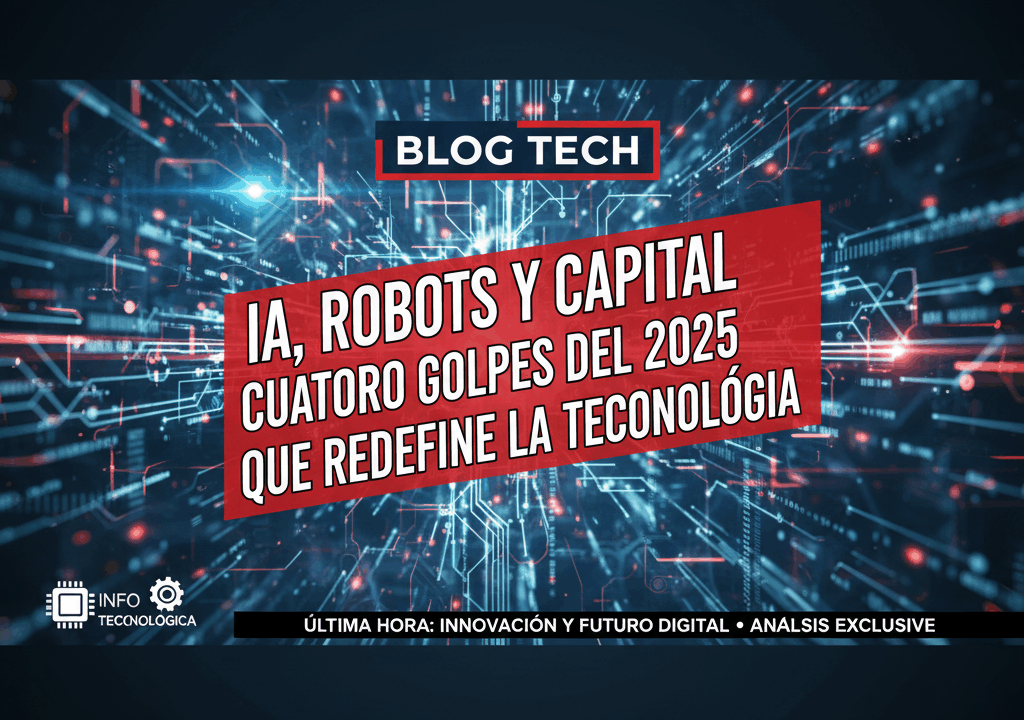 IA, robots y capital: cuatro golpes del 2025 que redefine la tecnología