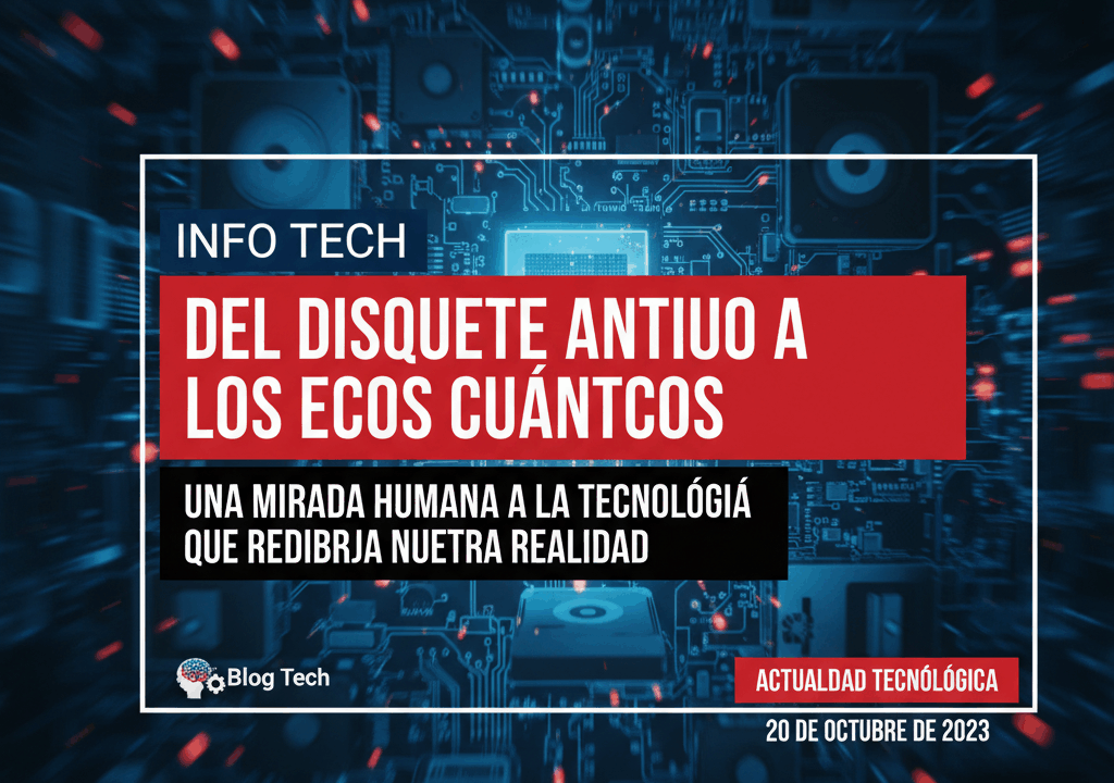 Del disquete antiguo a la Ecos Cuánticos: una mirada humana a la tecnología que redibuja nuestra realidad