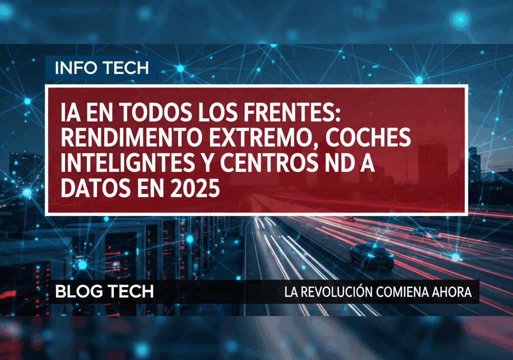 IA en todos los frentes: rendimiento extremo, coches inteligentes y centros de datos en 2025