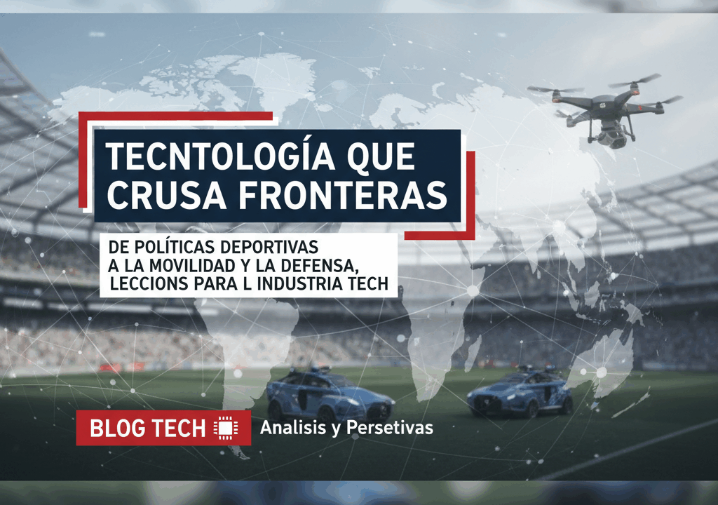 Tecnología que cruza fronteras: de políticas deportivas a la movilidad y la defensa, lecciones para la industria tech