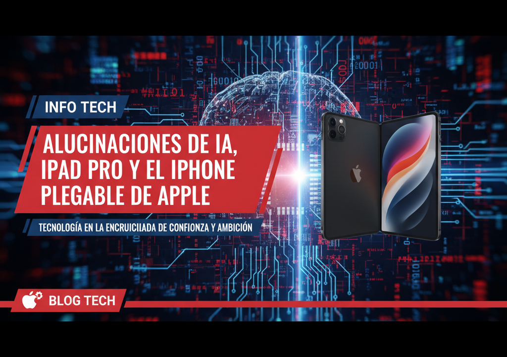 Alucinaciones de IA, iPad Pro y el iPhone plegable de Apple: tecnología en la encrucijada de confianza y ambición