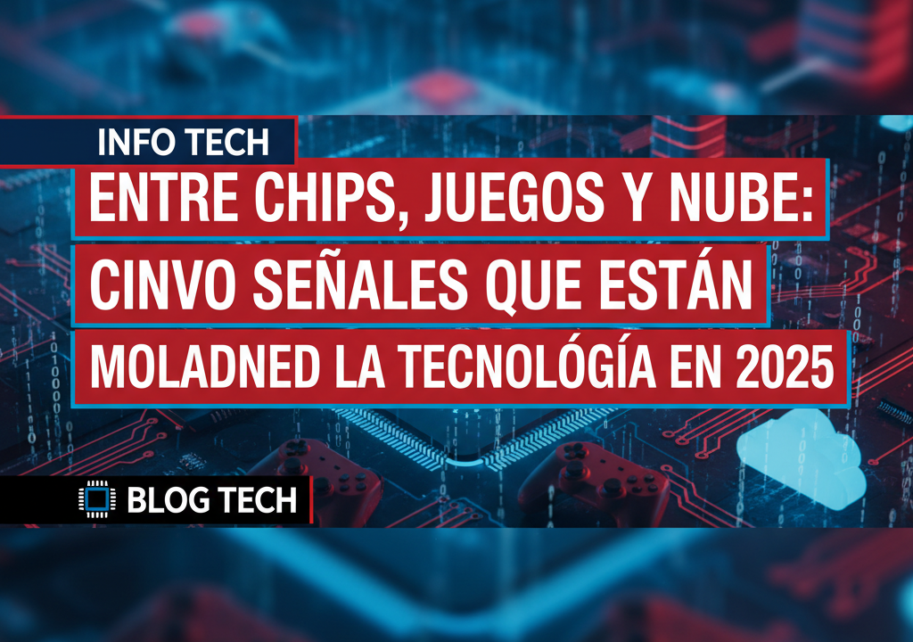 Entre chips, juegos y nube: cinco señales que están moldeando la tecnología en 2025