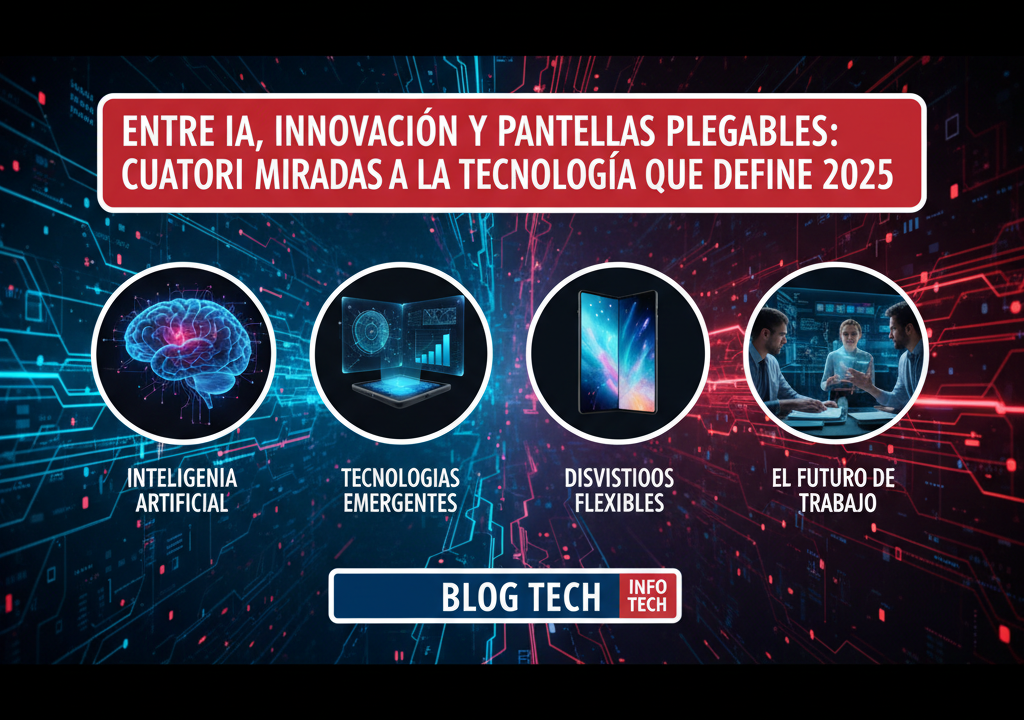 Entre IA, innovación y pantallas plegables: cuatro miradas a la tecnología que define 2025