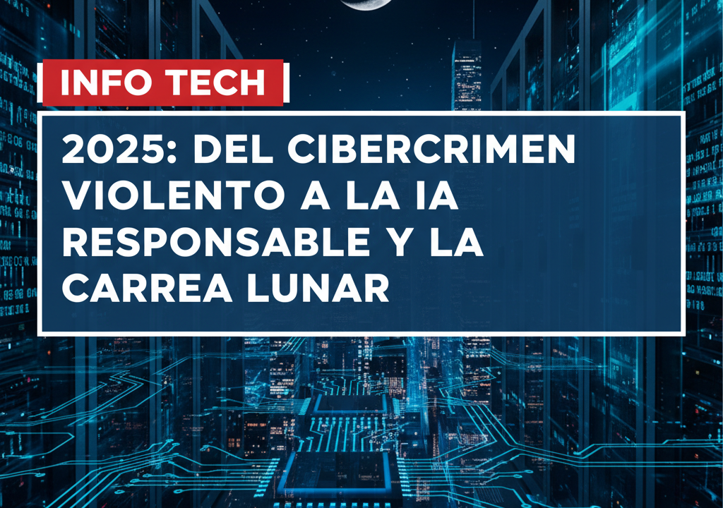 2025: del cibercrimen violento a la IA responsable y la carrera lunar