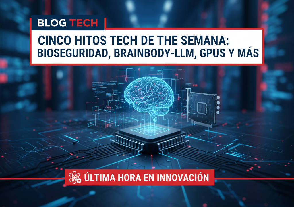 Cinco hitos tech de la semana: bioseguridad, BrainBody-LLM, GPUs y más