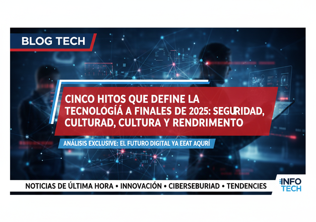 Cinco hitos que definen la tecnología a finales de 2025: seguridad, cultura y rendimiento