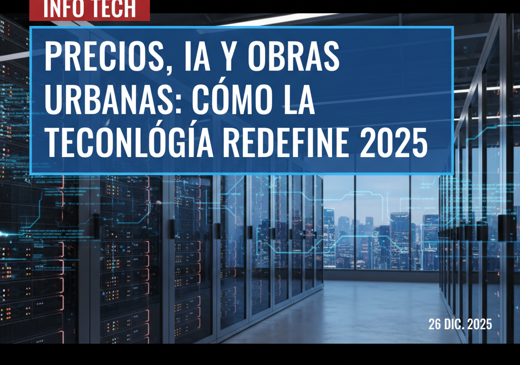 Precios, IA y obras urbanas: cómo la tecnología redefine 2025