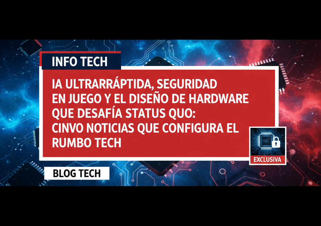 IA ultrarrápida, seguridad en juego y el diseño de hardware que desafía el status quo: cinco noticias que configuran el rumbo tech