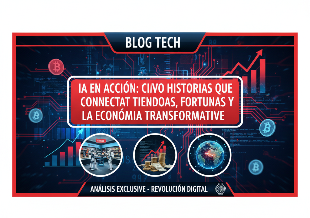 IA en acción: cinco historias que conectan tiendas, fortunas y la economía transformativa