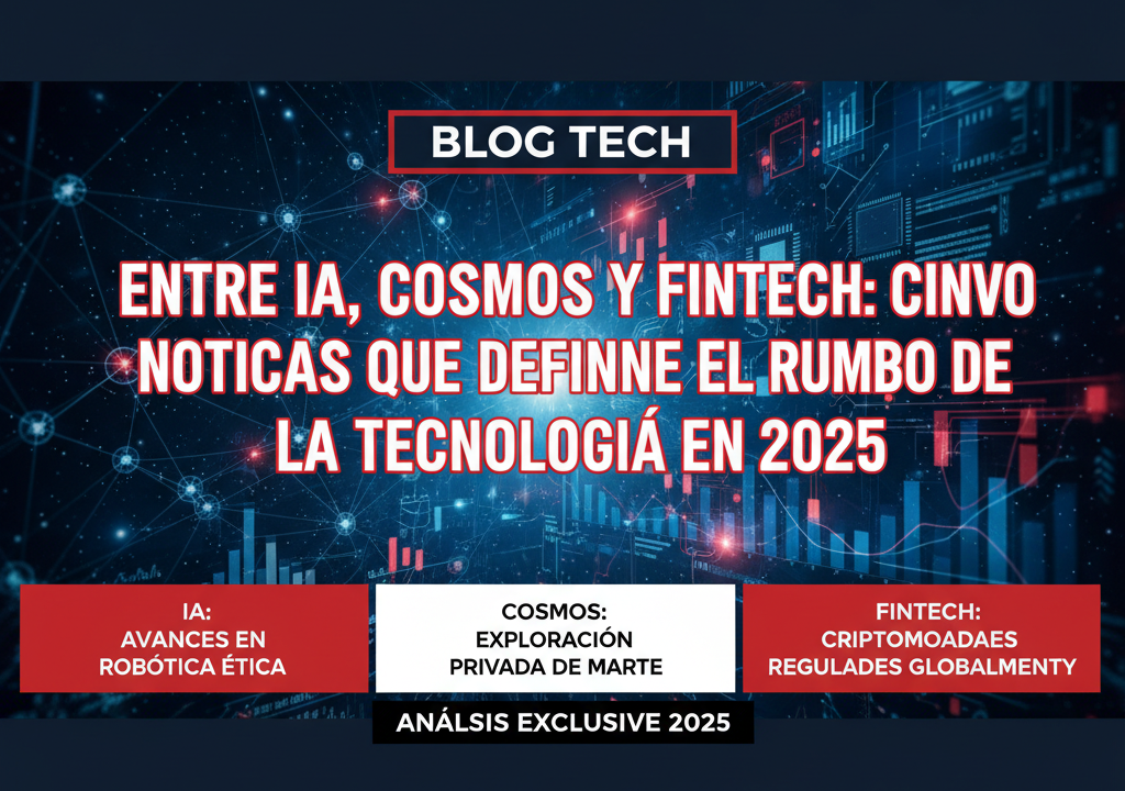 Entre IA, cosmos y fintech: cinco noticias que definen el rumbo de la tecnología en 2025