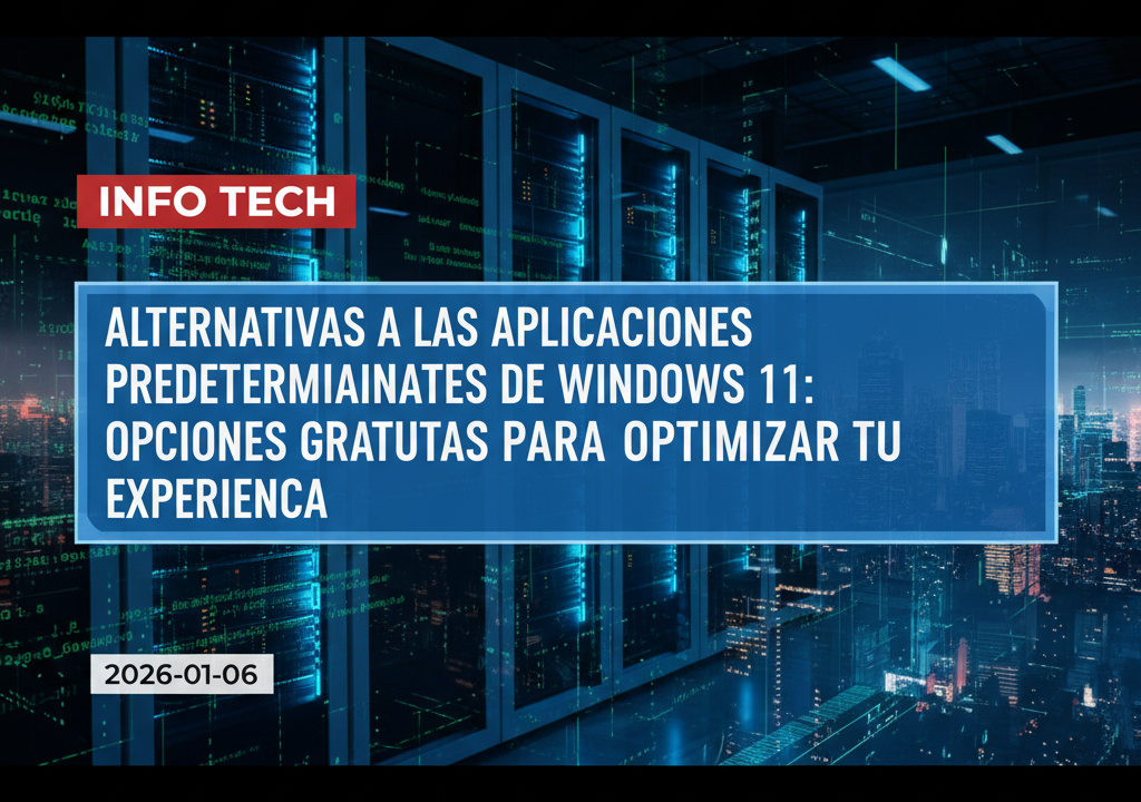 Alternativas a las aplicaciones predeterminadas de Windows 11: opciones gratuitas para optimizar tu experiencia