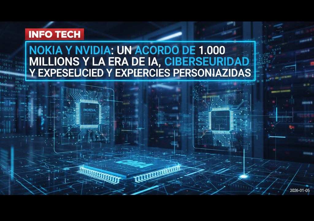 Nokia y Nvidia: un acuerdo de 1.000 millones y la era de IA, ciberseguridad y experiencias personalizadas