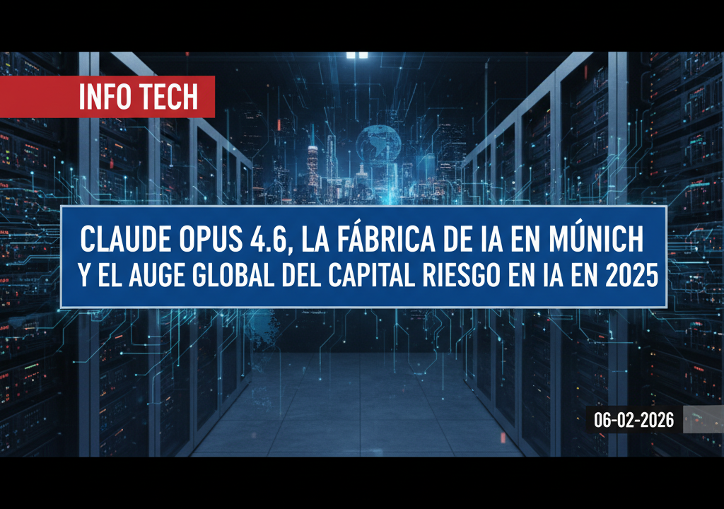 Claude Opus 4.6, la fábrica de IA en Múnich y el auge global del capital riesgo en IA en 2025