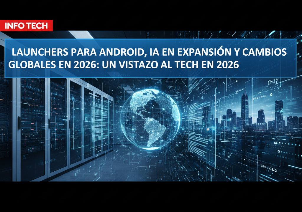 Launchers para Android, IA en expansión y cambios globales en 2026: un vistazo al tech en 2026