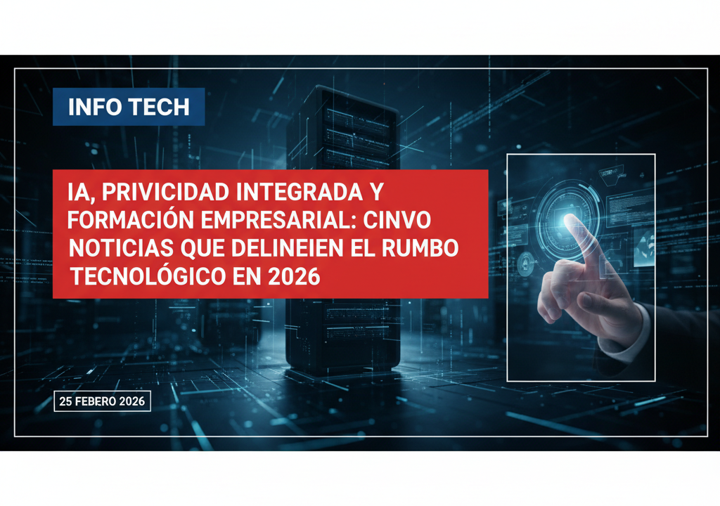 IA, privacidad integrada y formación empresarial: cinco noticias que delinean el rumbo tecnológico en 2026