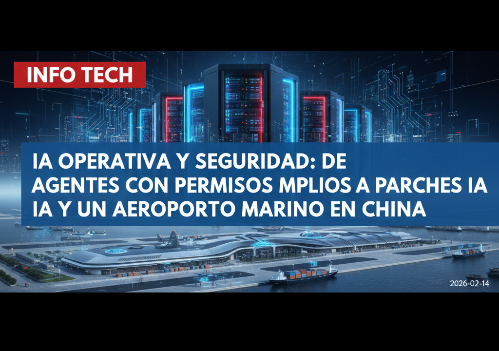 IA operativa y seguridad: de agentes con permisos amplios a parches IA y un aeropuerto marino en China