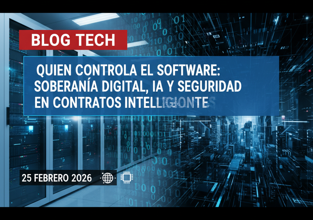 Quien controla el software: soberanía digital, IA y seguridad en contratos inteligentes