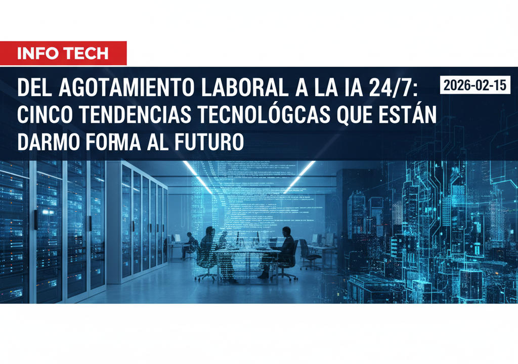 Del agotamiento laboral a la IA 24/7: cinco tendencias tecnológicas que están dando forma al futuro