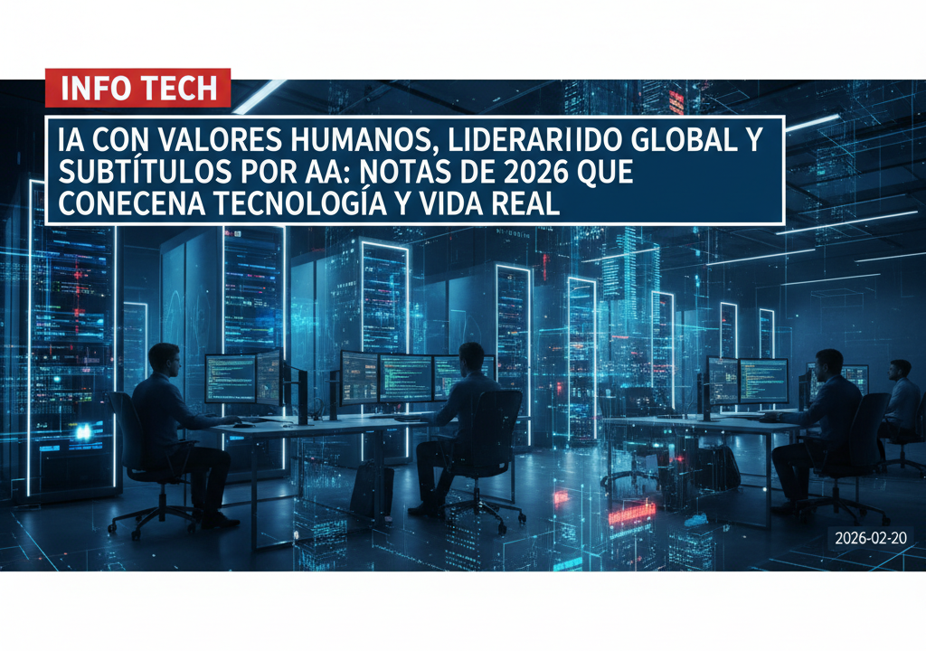 IA con valores humanos, liderazgo global y subtítulos por IA: notas de 2026 que conectan tecnología y vida real