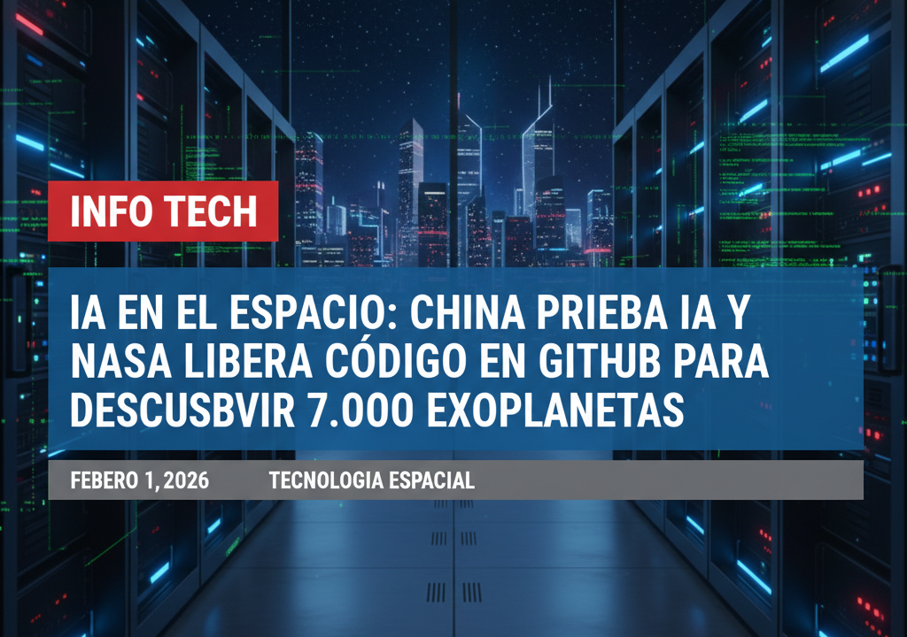 IA en el espacio: China prueba IA y NASA libera código en GitHub para descubrir 7.000 exoplanetas