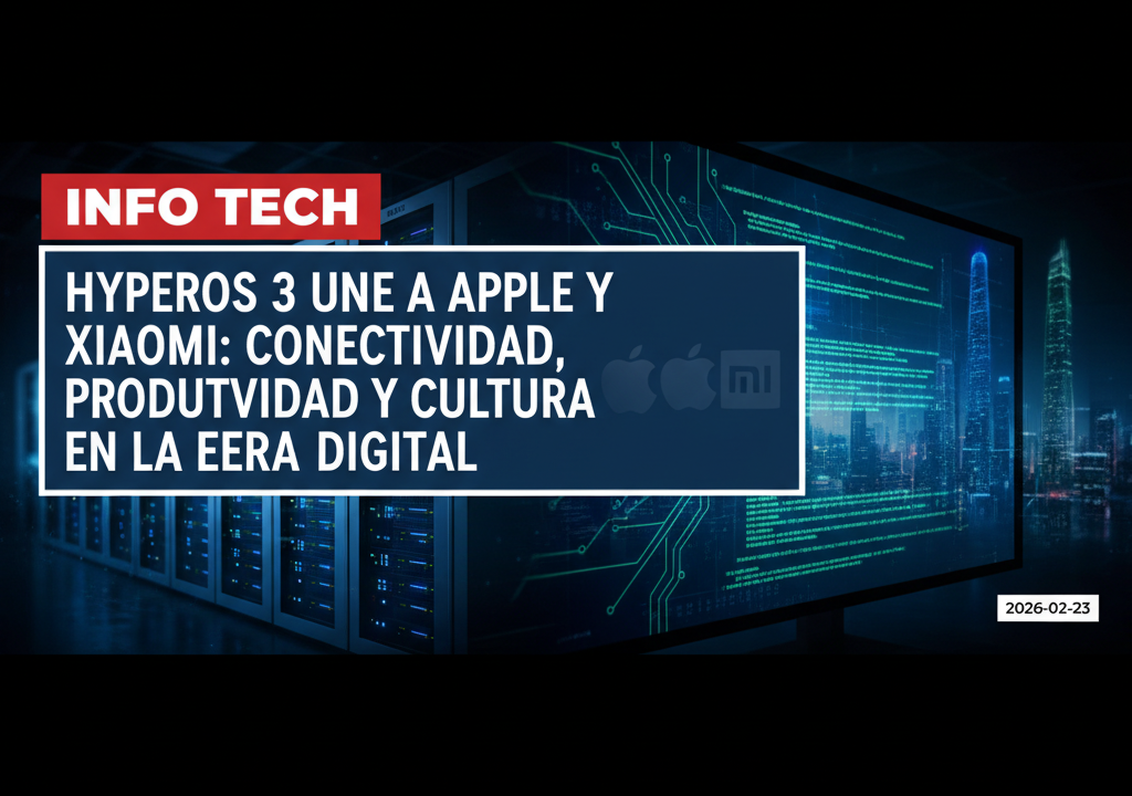 HyperOS 3 une a Apple y Xiaomi: conectividad, productividad y cultura en la era digital