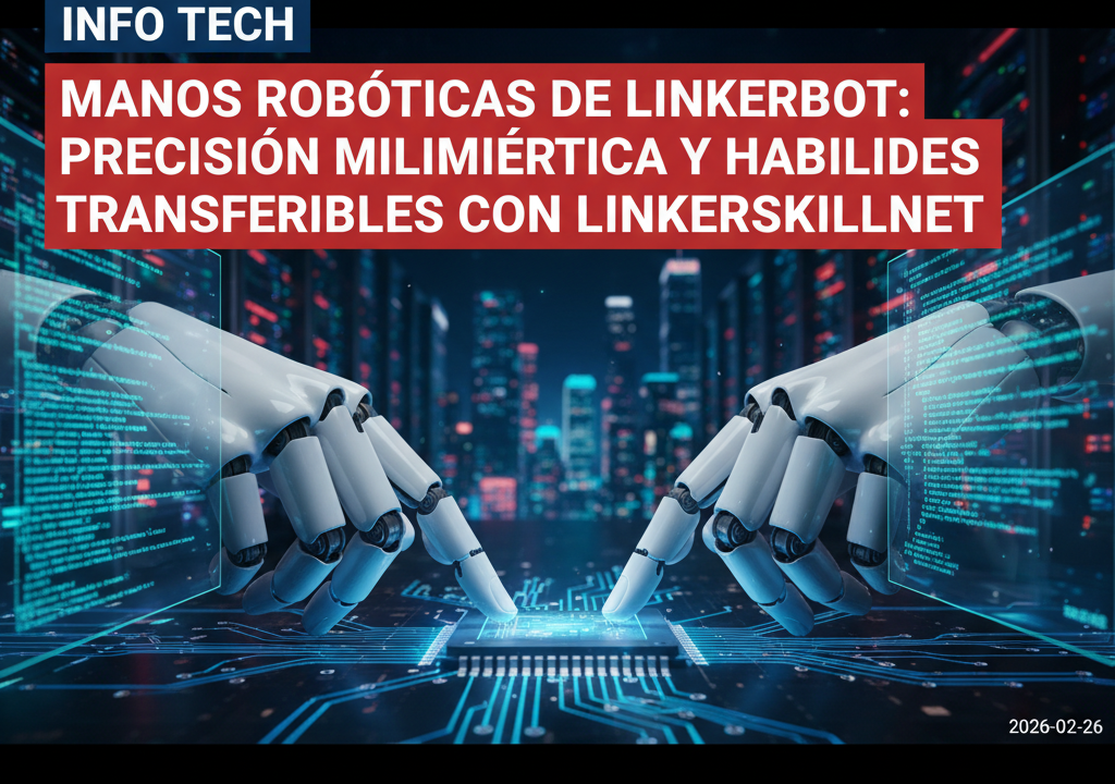 Manos robóticas de LinkerBot: precisión milimétrica y habilidades transferibles con LinkerSkillNet