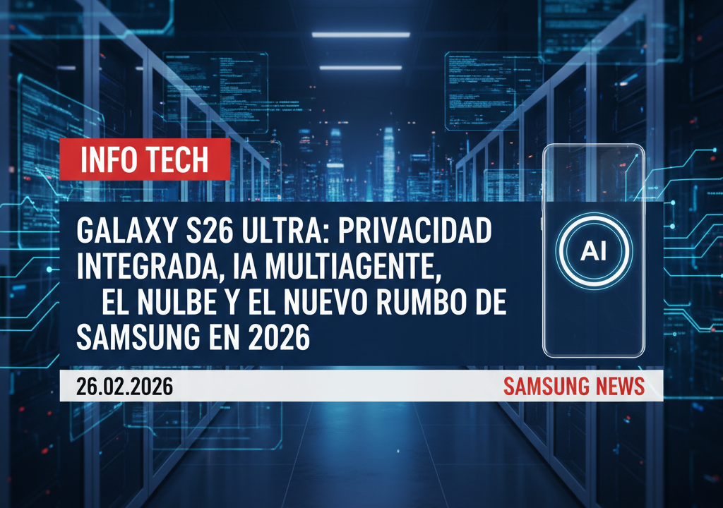 Galaxy S26 Ultra: privacidad integrada, IA multiagente y el nuevo rumbo de Samsung en 2026