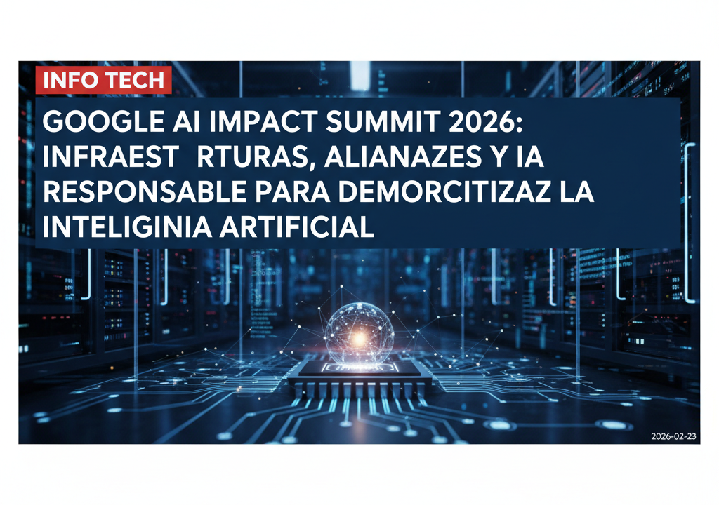 Google AI Impact Summit 2026: infraestructuras, alianzas y IA responsable para democratizar la inteligencia artificial