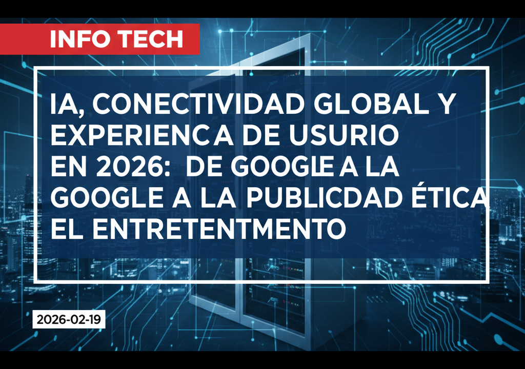 IA, conectividad global y experiencia de usuario en 2026: de Google a la publicidad ética y el entretenimiento