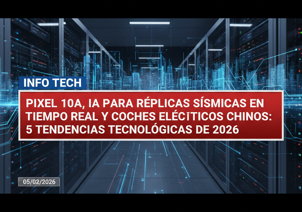 Pixel 10a, IA para réplicas sísmicas en tiempo real y coches eléctricos chinos: 5 tendencias tecnológicas de 2026