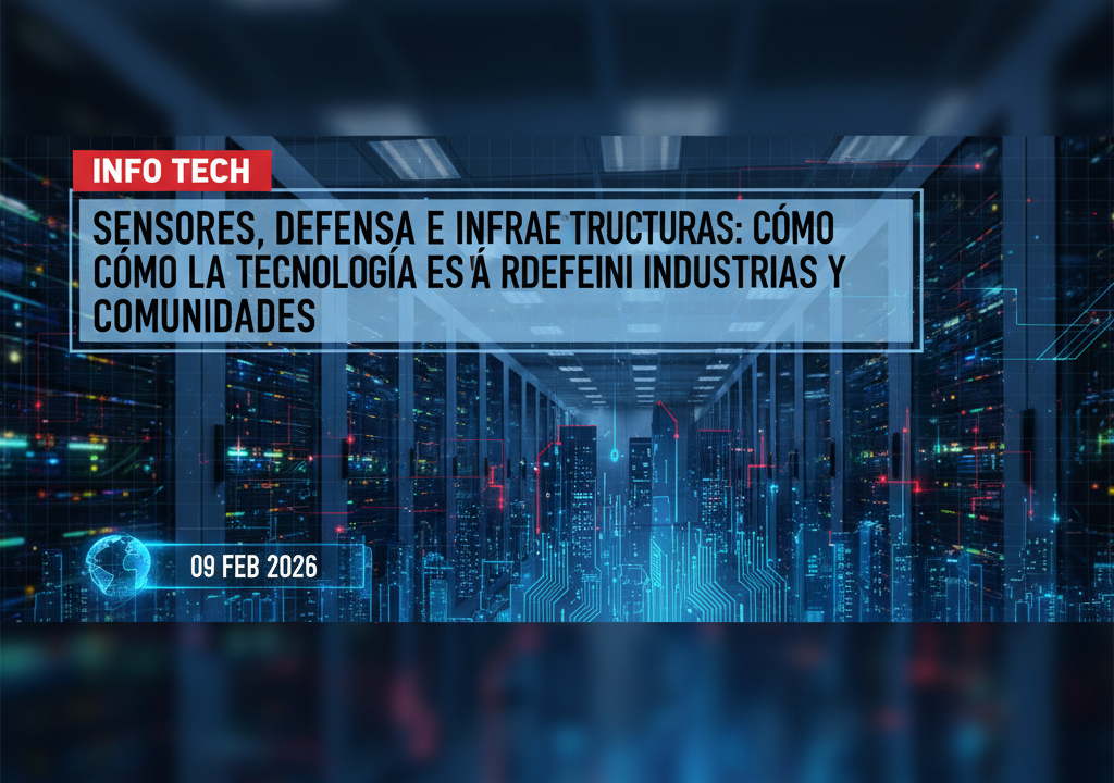 Sensores, defensa y infraestructuras: cómo la tecnología está redefiniendo industrias y comunidades