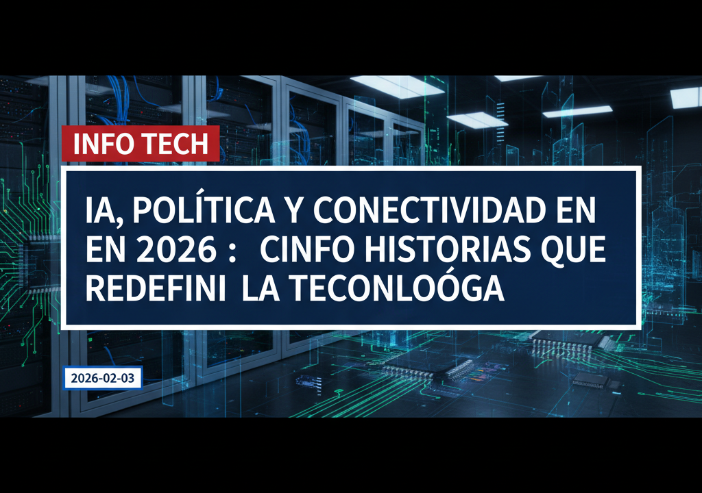 IA, política y conectividad en 2026: cinco historias que redefinen la tecnología