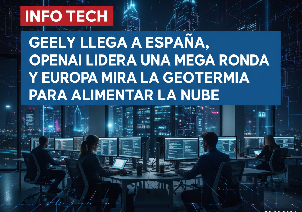 Geely llega a España, OpenAI lidera una mega ronda y Europa mira la geotermia para alimentar la nube