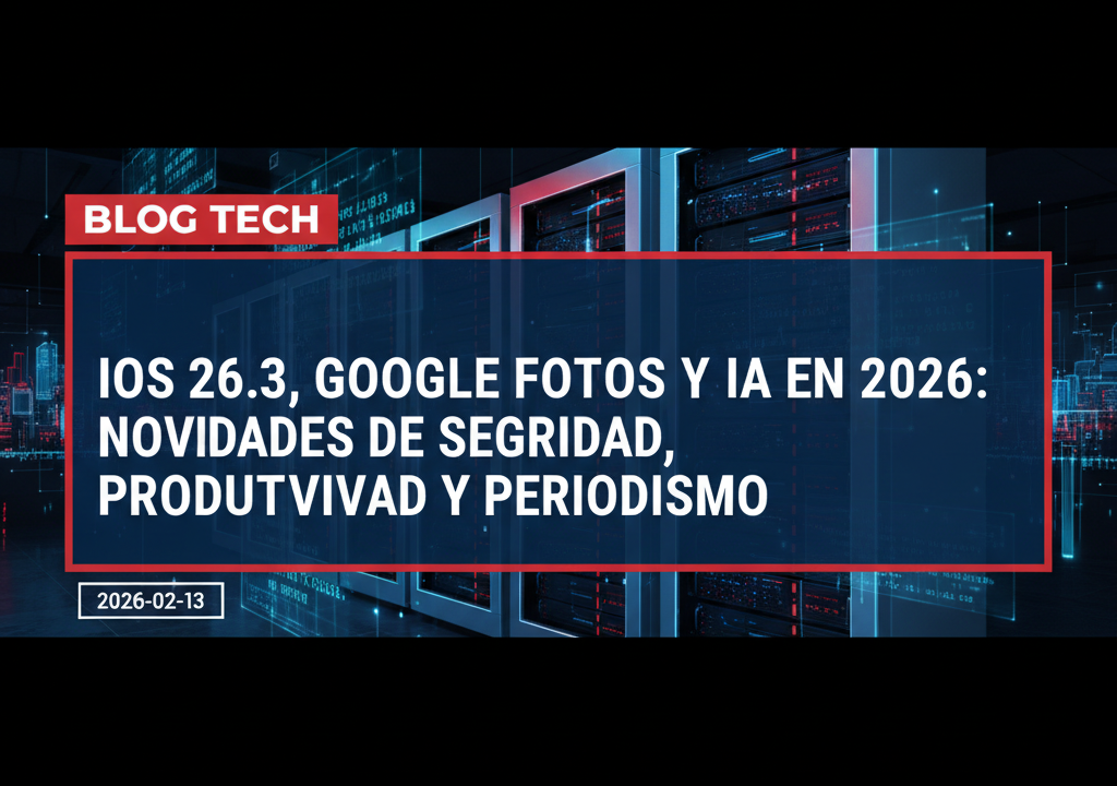 iOS 26.3, Google Fotos y IA en 2026: novedades de seguridad, productividad y periodismo