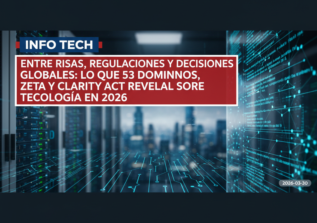 Entre risas, regulaciones y decisiones globales: lo que 53 domingos, Zeta y CLARITY Act revelan sobre tecnología en 2026