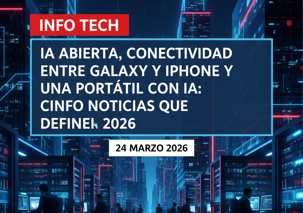 IA abierta, conectividad entre Galaxy y iPhone y una portátil con IA: cinco noticias que definen 2026
