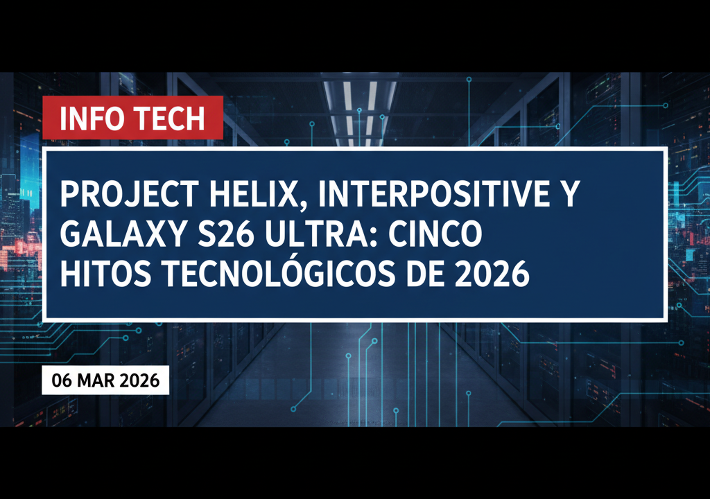 Project Helix, InterPositive y Galaxy S26 Ultra: cinco hitos tecnológicos de 2026