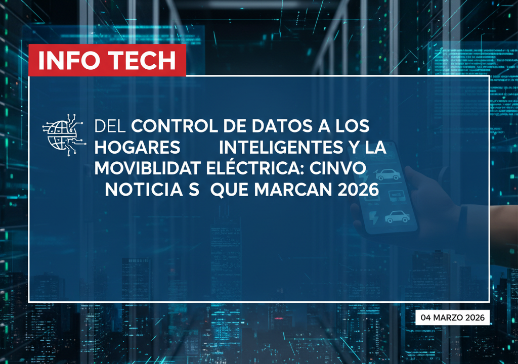 Del control de datos a los hogares inteligentes y la movilidad eléctrica: cinco noticias que marcan 2026