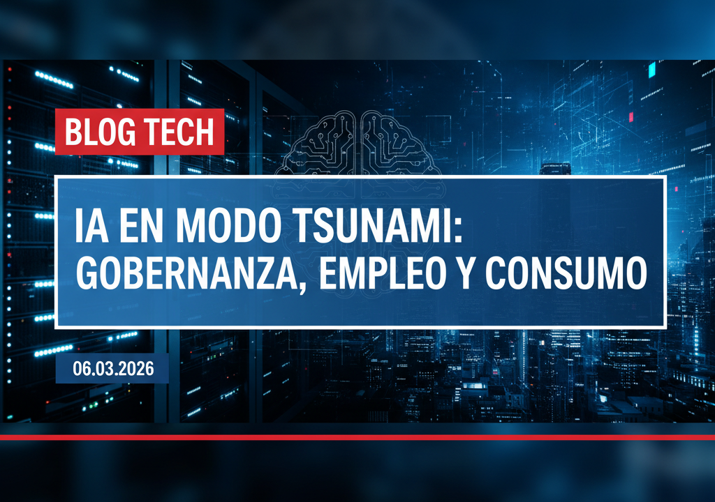 IA en modo tsunami: gobernanza, empleo y consumo