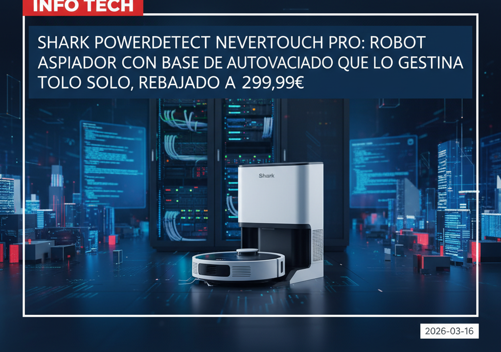 Shark PowerDetect NeverTouch Pro: robot aspirador con base de autovaciado que lo gestiona todo solo, rebajado a 299,99€